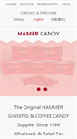 Mobile Screenshot of hamercandy.com