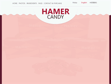 Tablet Screenshot of hamercandy.com